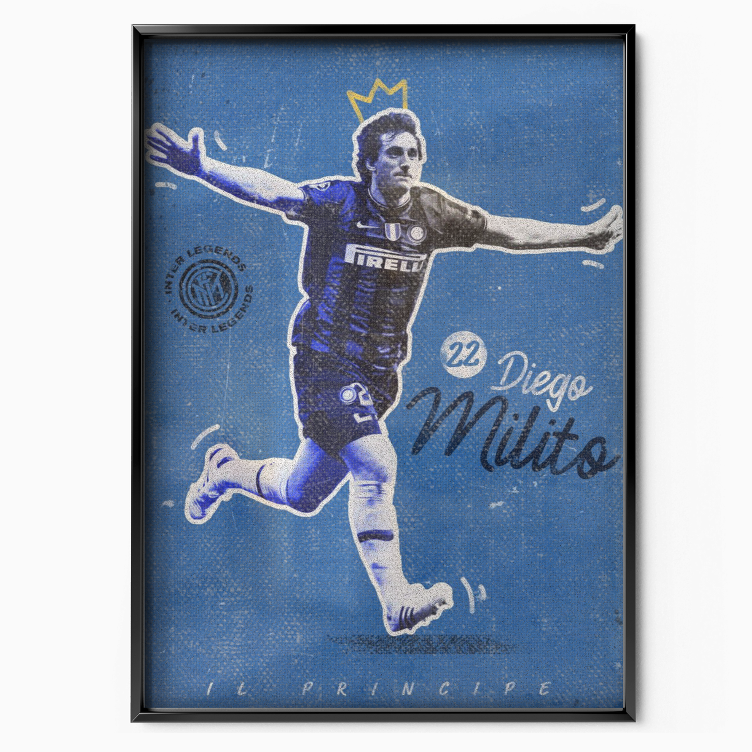 Diego Milito - Inter Milan Il Principe Poster