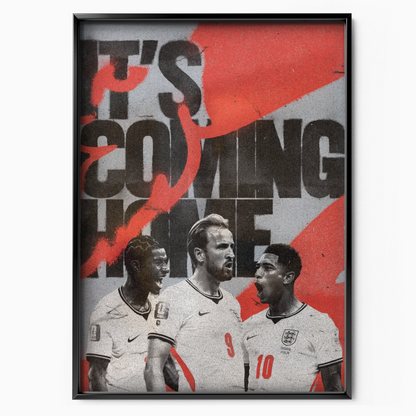 England National Team - Its Coming Home Poster