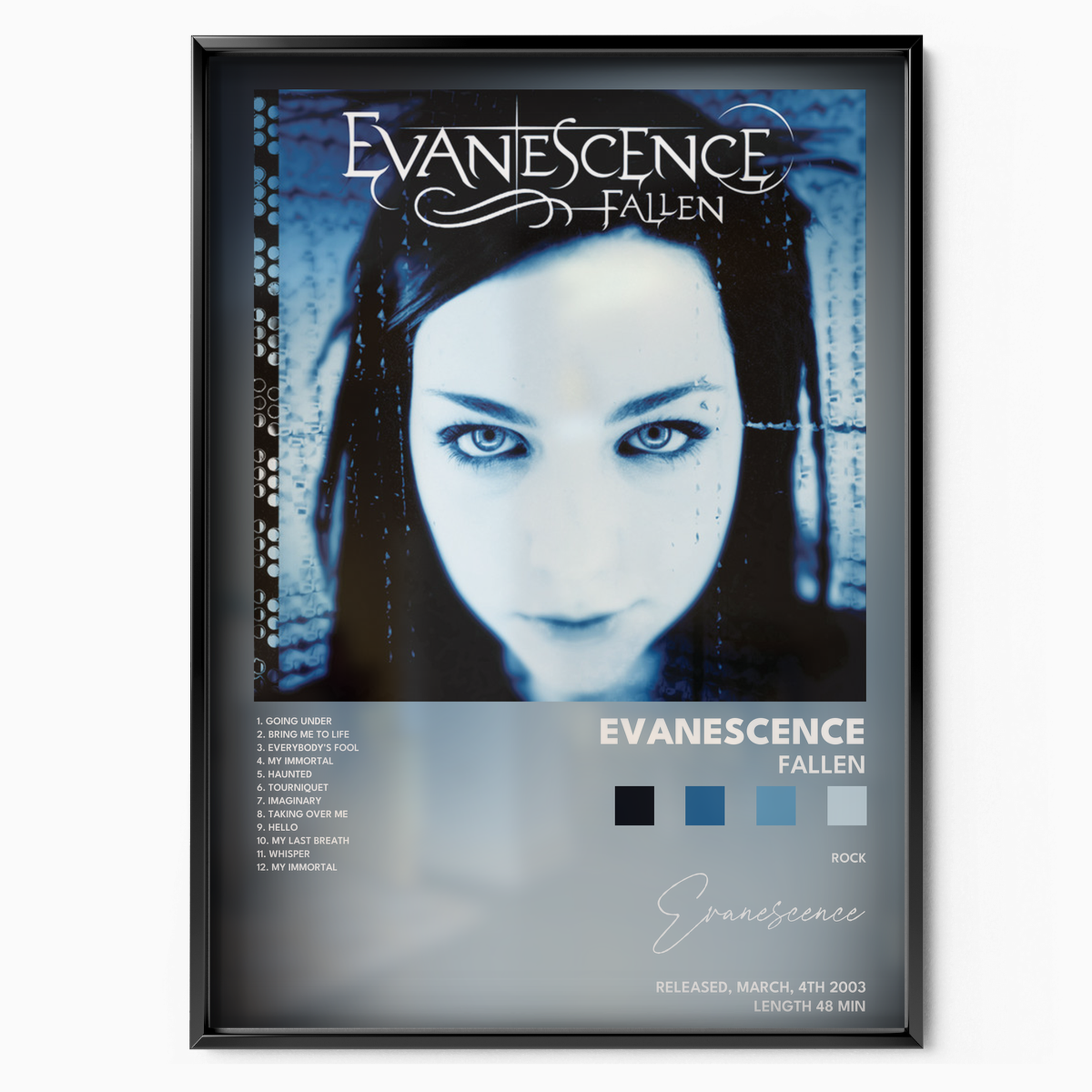 evanescence Fallen poster