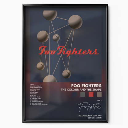 foo fighters The Colour And The Shape poster