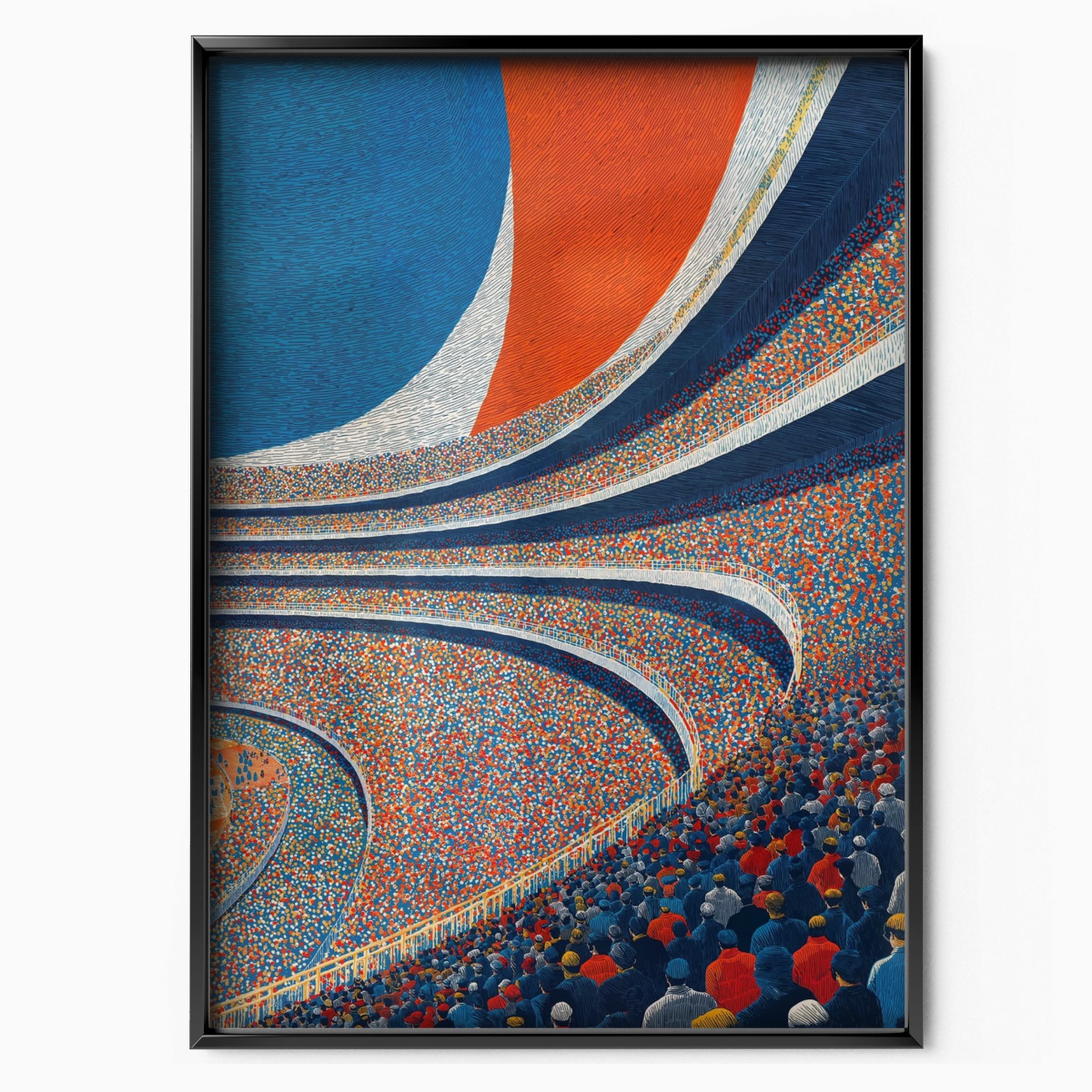 France National Team - Stadium Crowd Poster