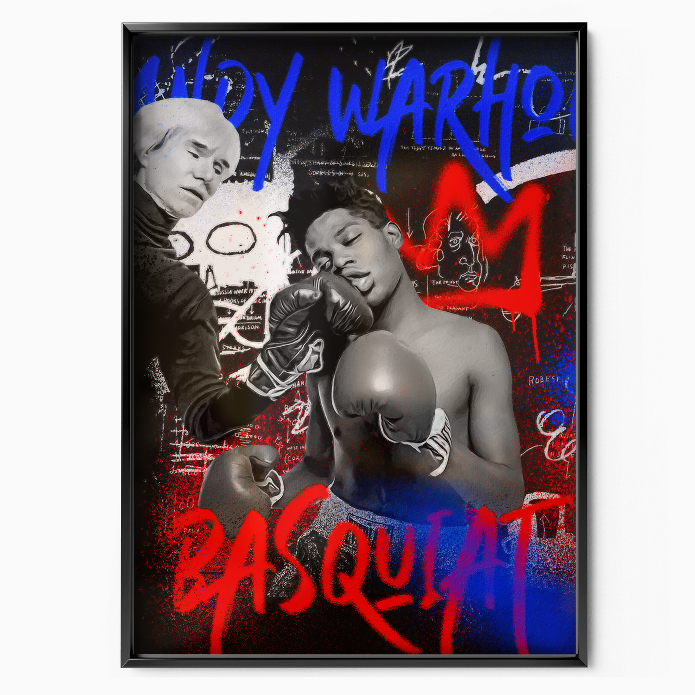 Graffiti Boxing Blue