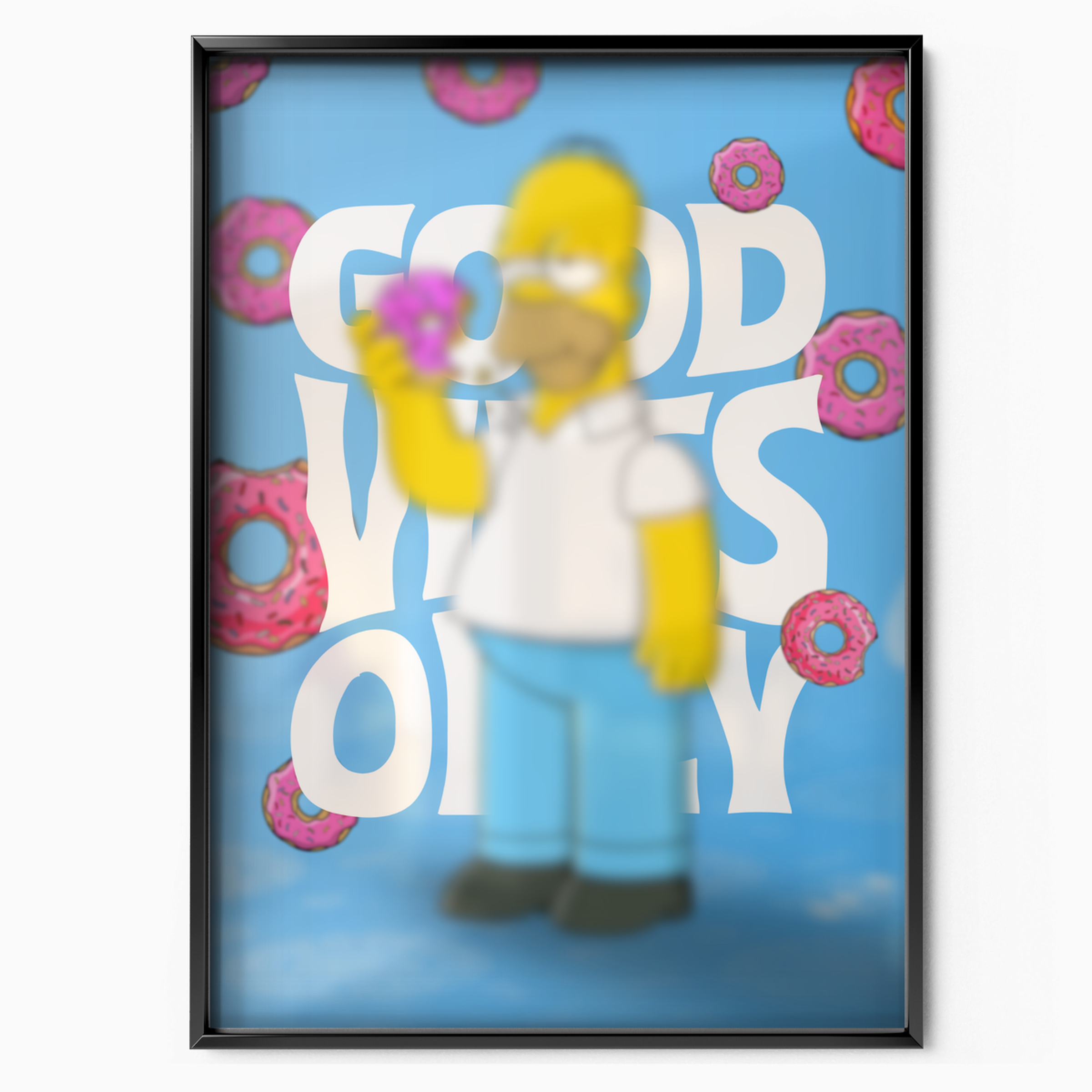 Homer Simpson Good Vibes Only