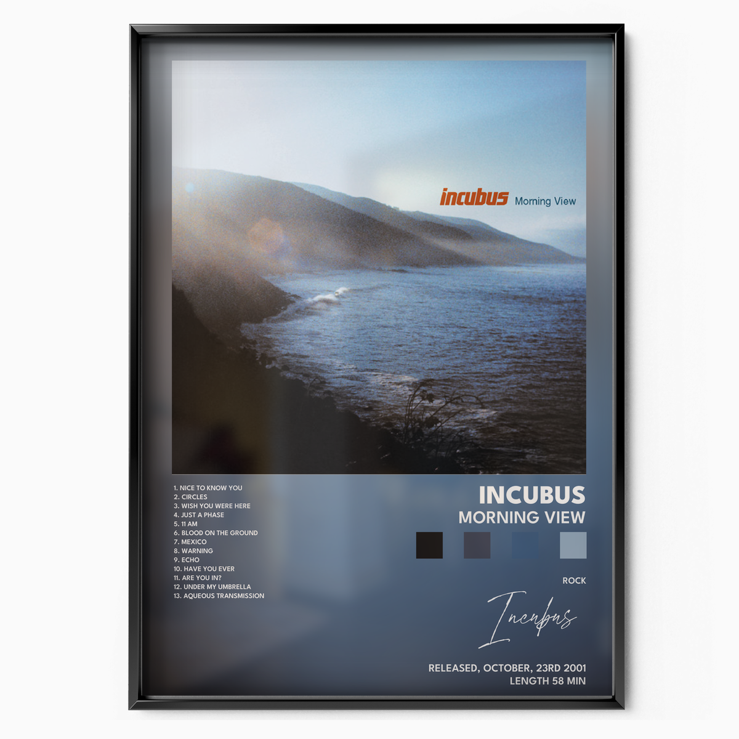incubus Morning View poster