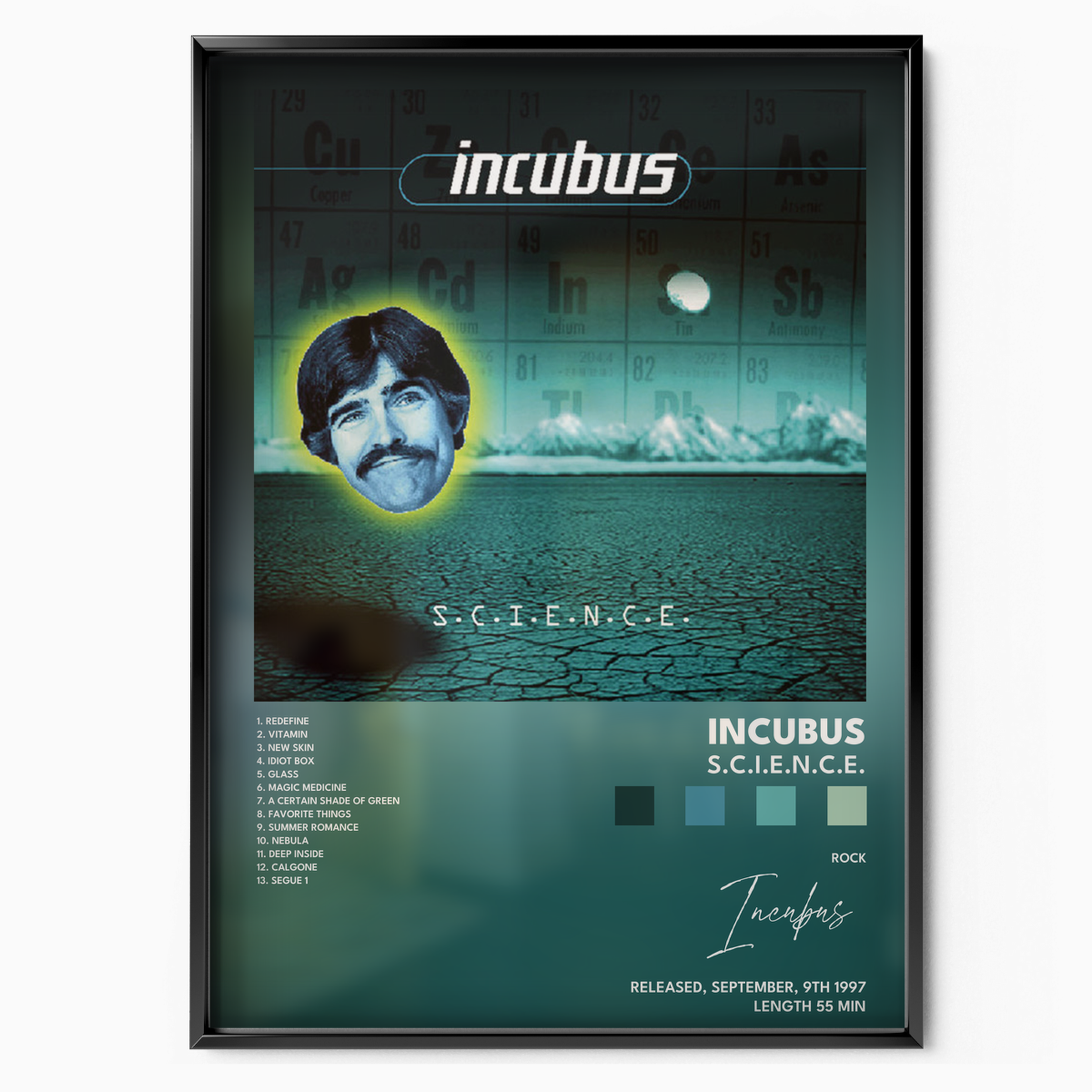 incubus SCIENCE poster