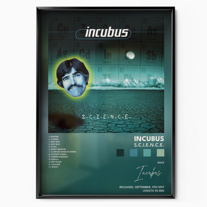incubus SCIENCE poster