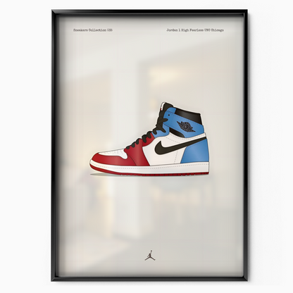Jordan 1 High Fearless UNC Chicago