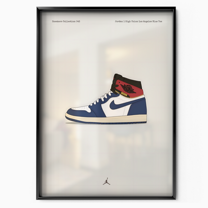 Jordan 1 High Union Los Angeles Blue Toe