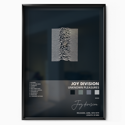 joy division Unknown Pleasures poster