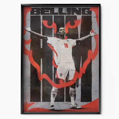 Jude Bellingham - England Celebration Poster