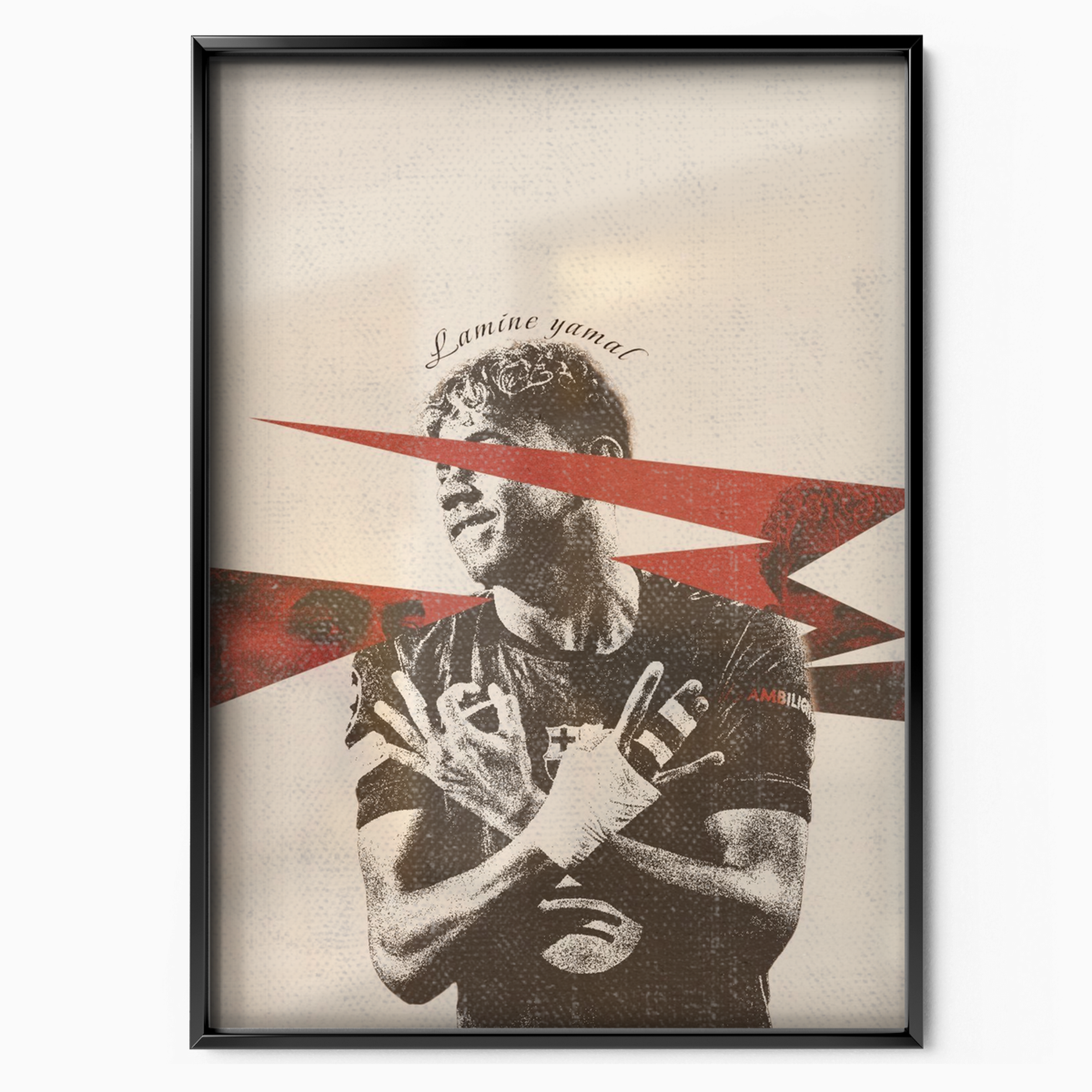 Lamine Yamal - Barcelona Celebration Poster