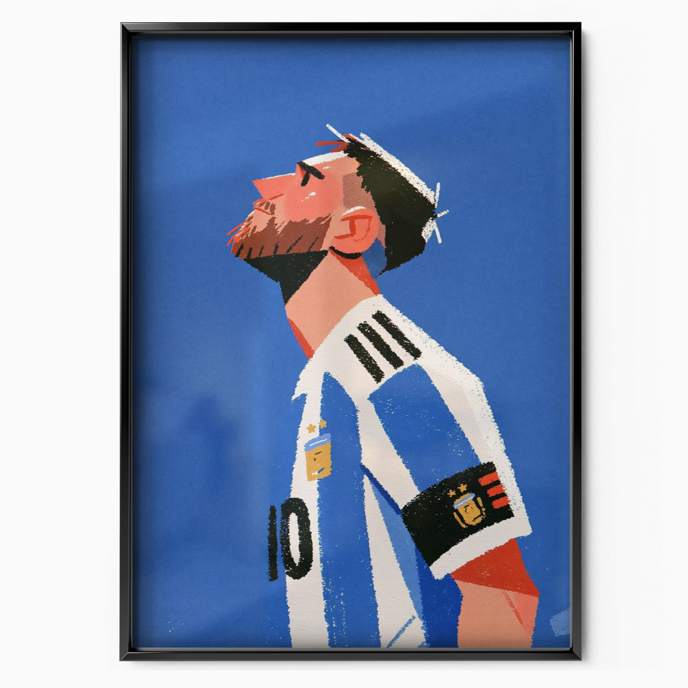 Lionel Messi - Argentina Number 10 Poster