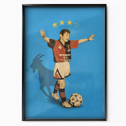 Lionel Messi - Childhood Goat Poster