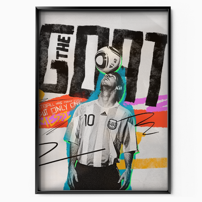 Lionel Messi - The Goat Poster