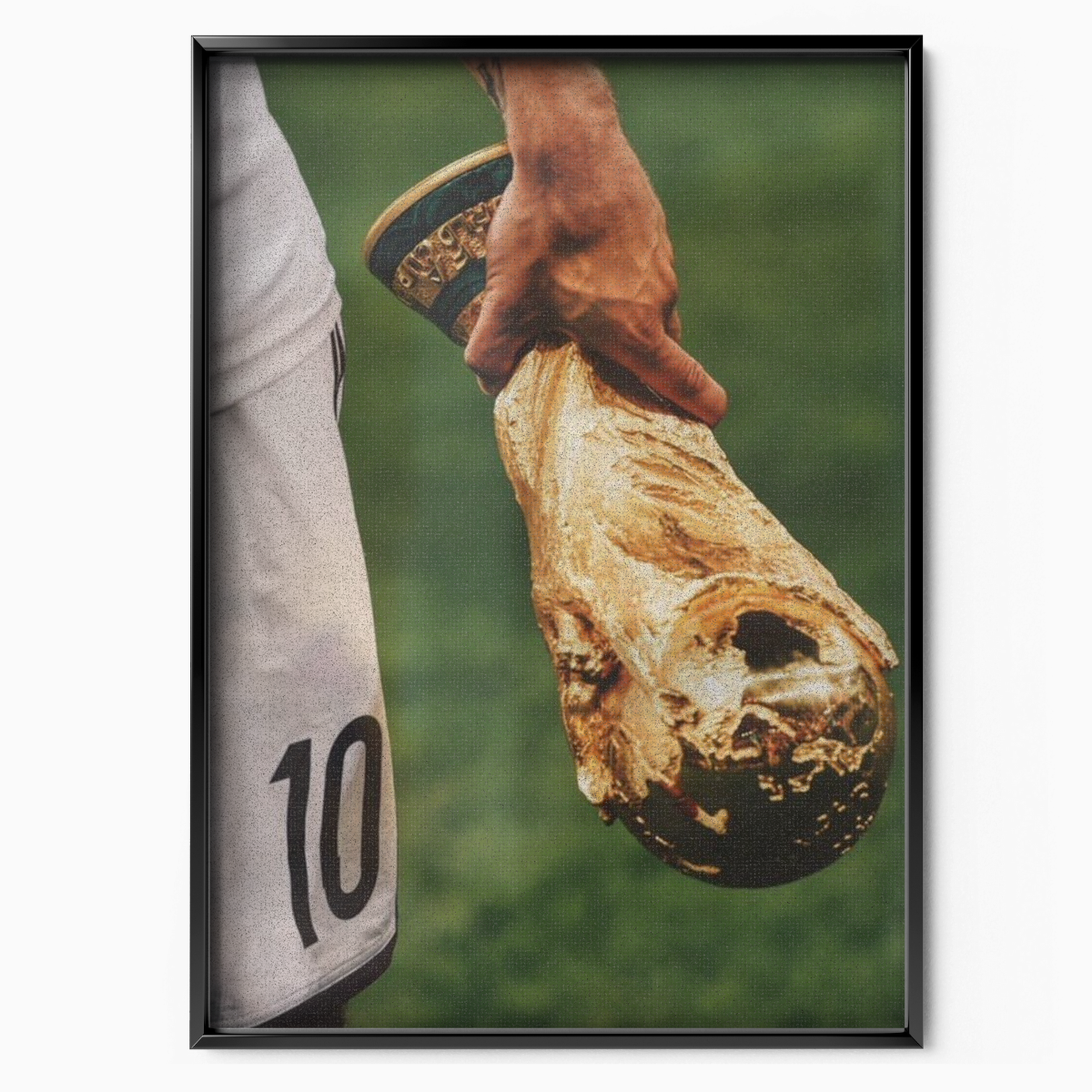 Lionel Messi - World Cup Trophy Poster
