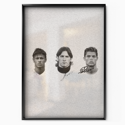 Messi Ronaldo Neymar - Legends Trio Poster