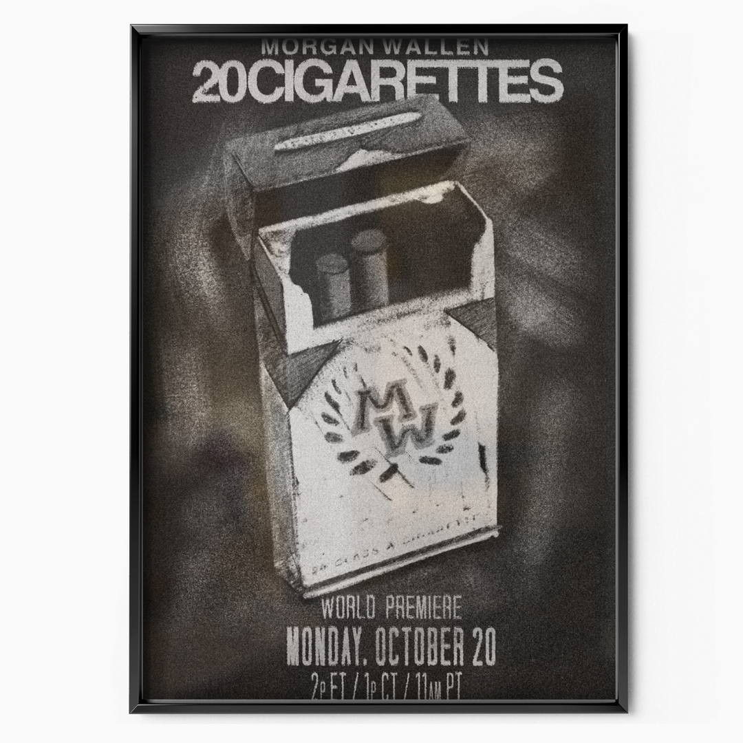 Morgan Wallen 20 Cigarettes Poster Poster - PostersBase®