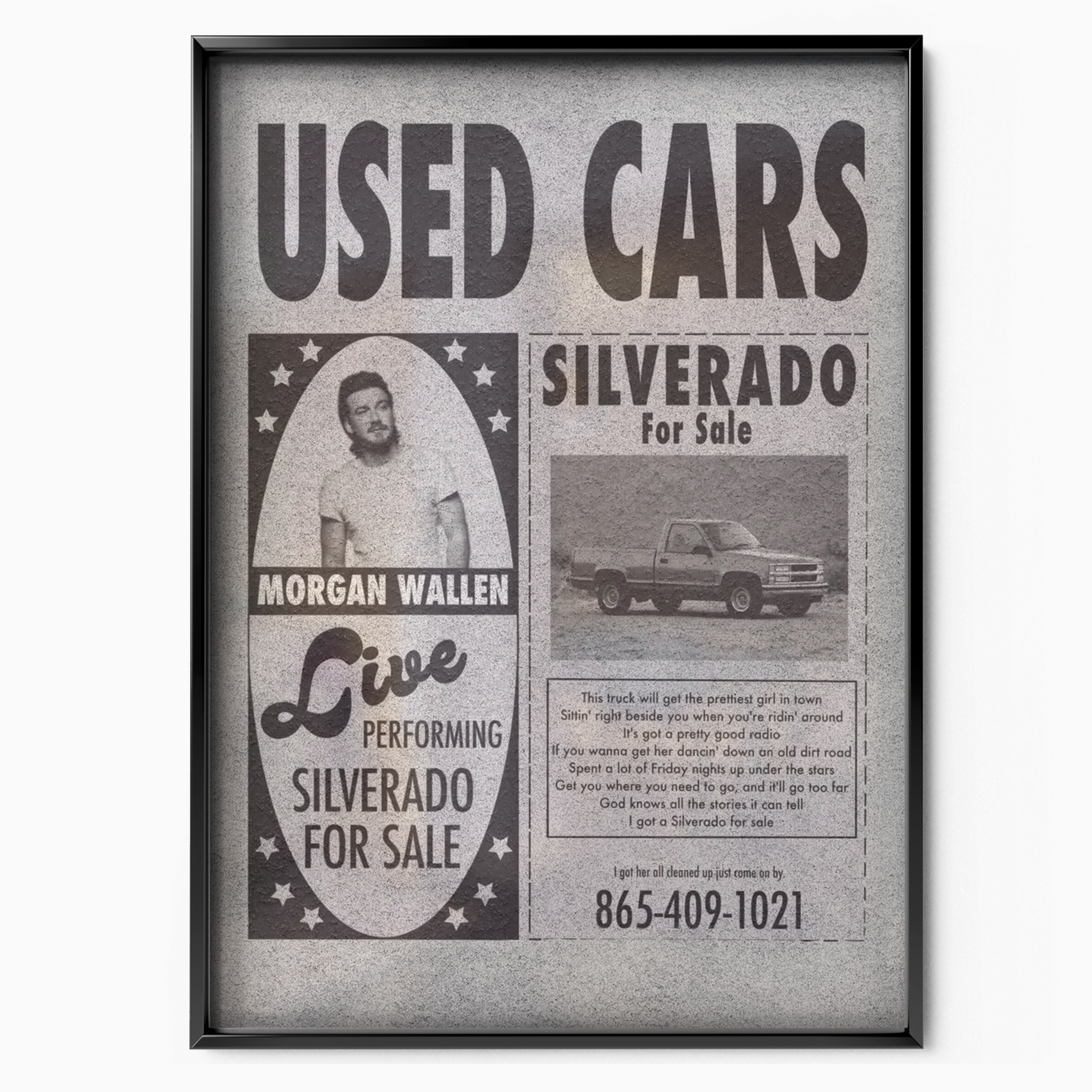 Morgan Wallen Silverado For Sale