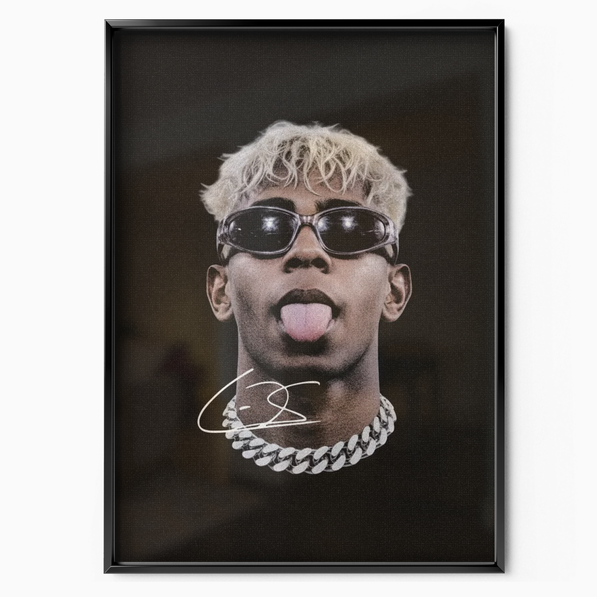 Neymar Jr - Blonde Icon Poster
