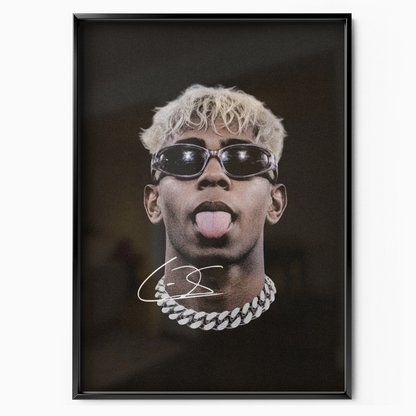 Neymar Jr - Blonde Icon Poster