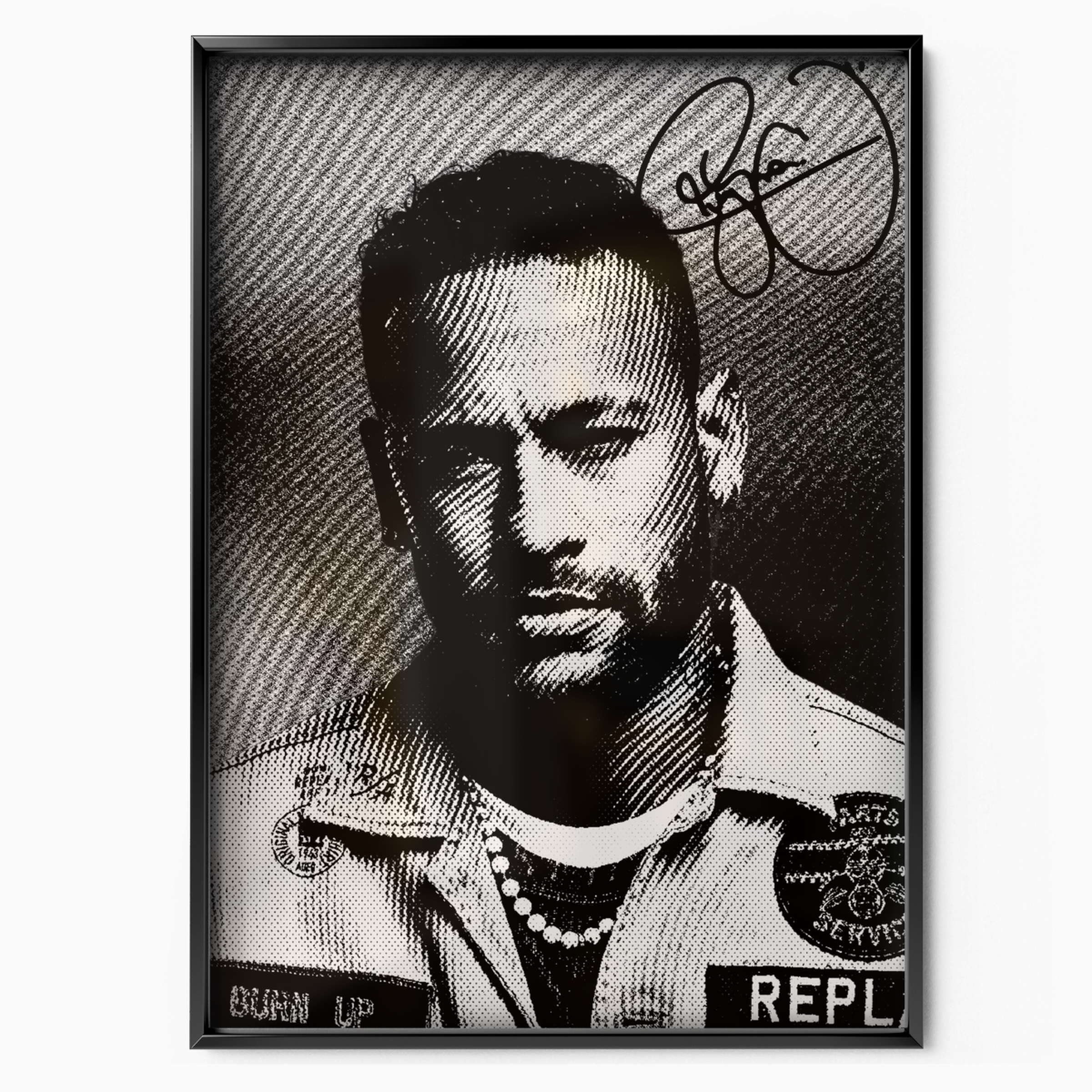Neymar Jr - Burn Up Signature Poster