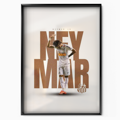 Neymar Jr - Santos Celebration Poster