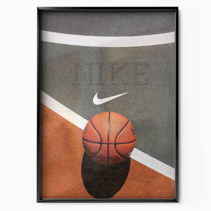 Basketball Minimal Court & Ball