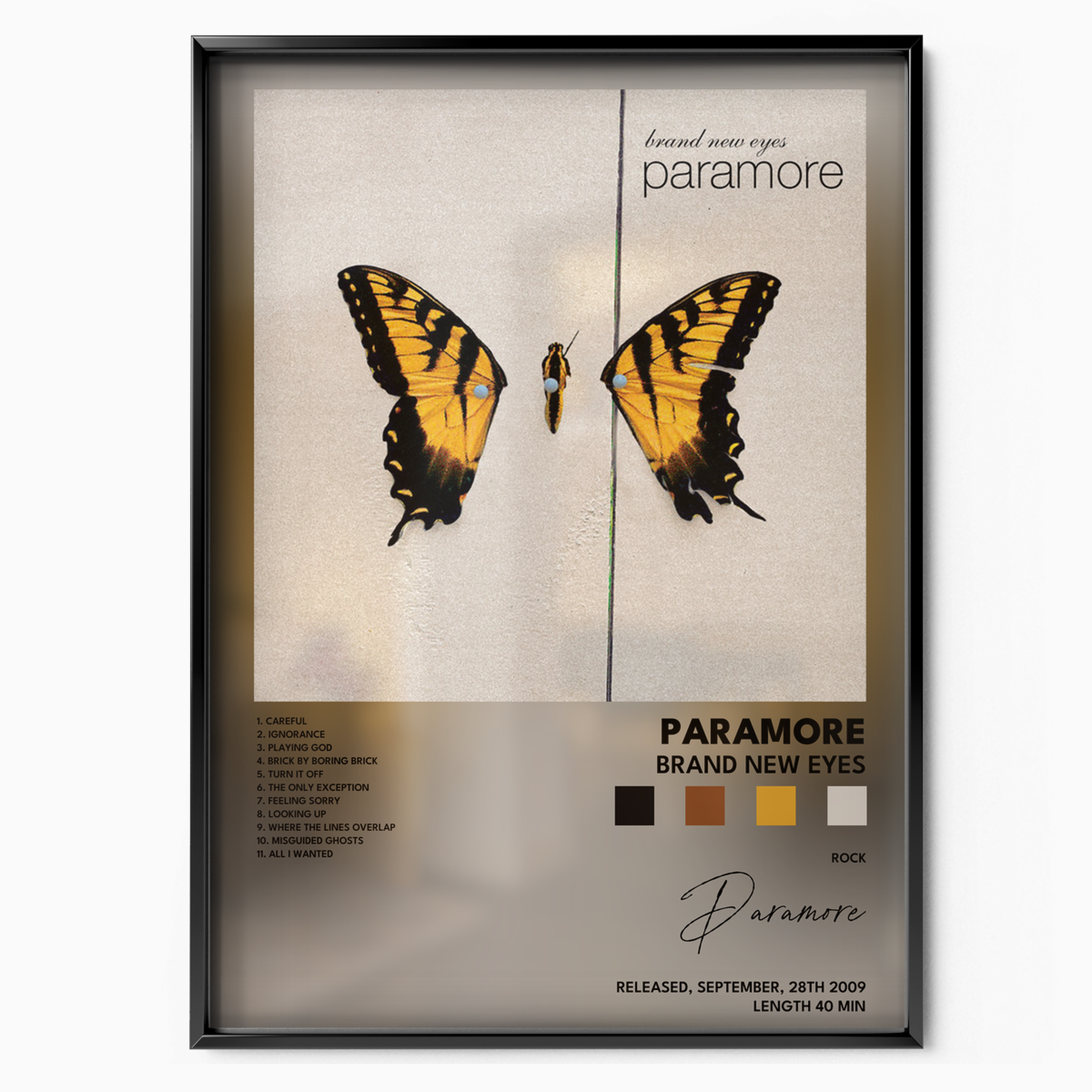 paramore Brand New Eyes poster