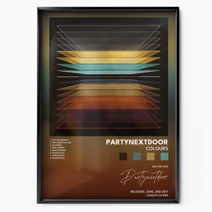 partynextdoor COLOURS poster
