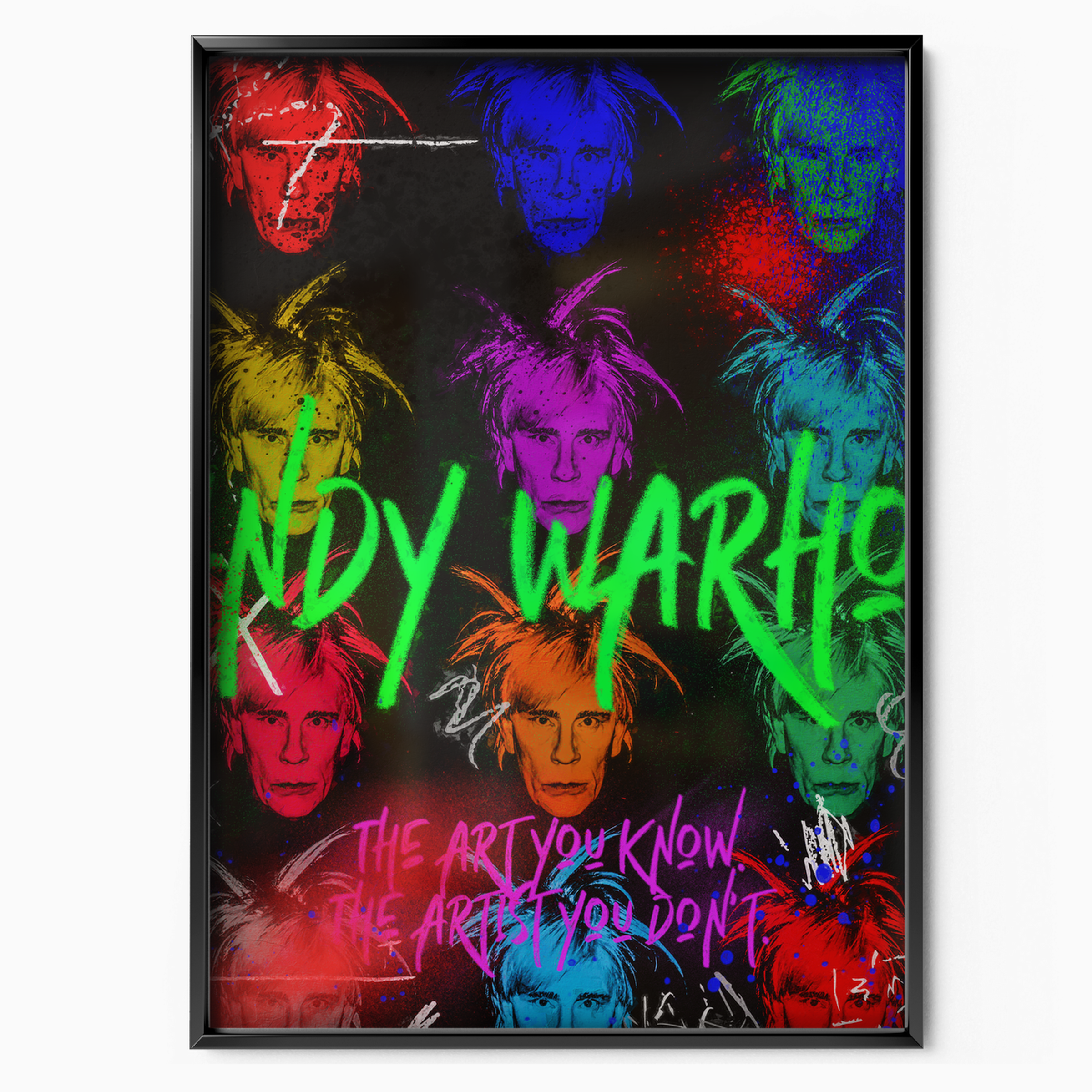 Pop Neon Faces