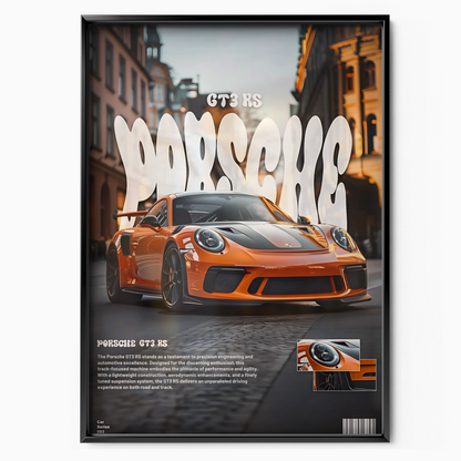 PORSCHE GT3 RS Orange