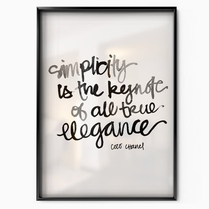 Timeless Simplicity