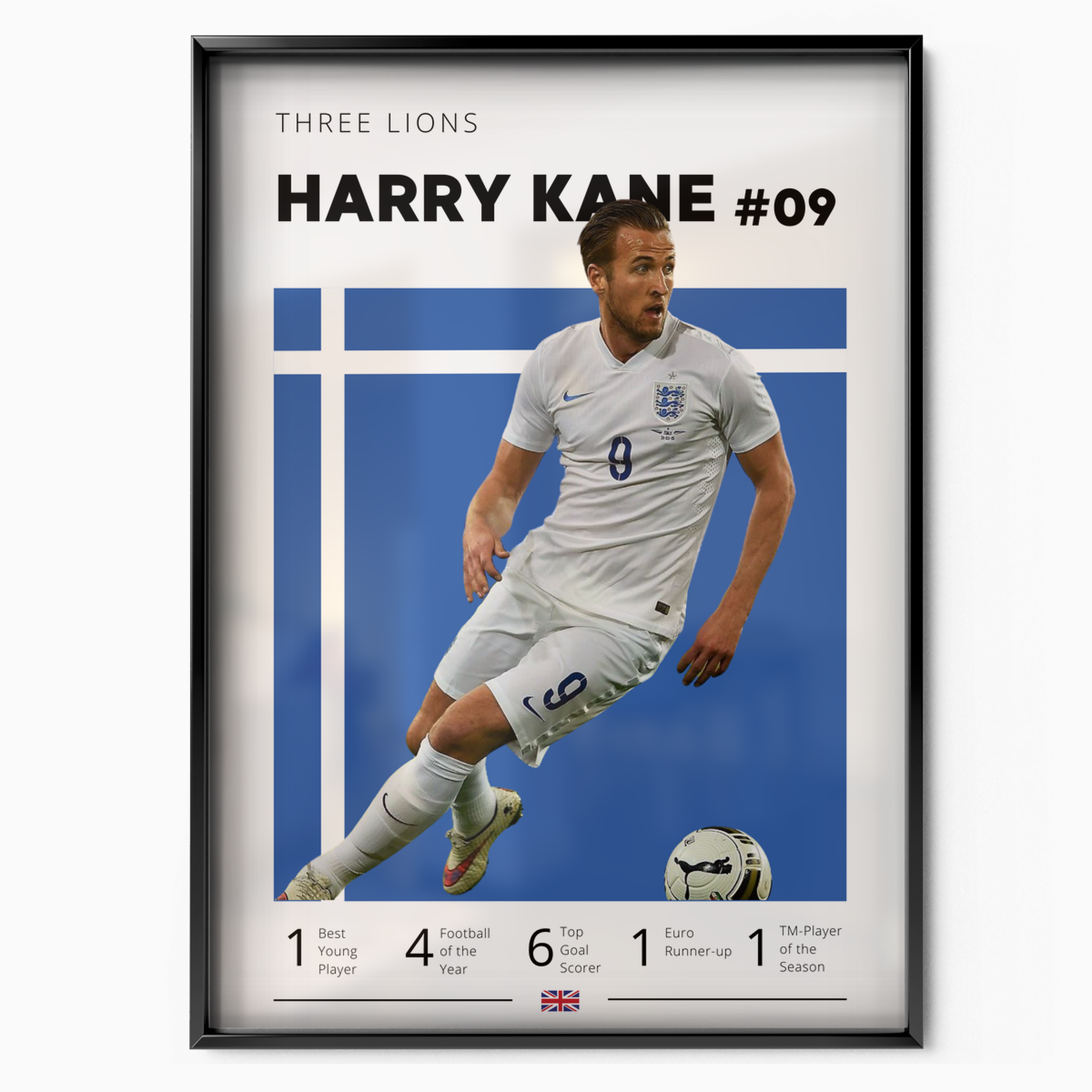 Harry Kane Three Lions