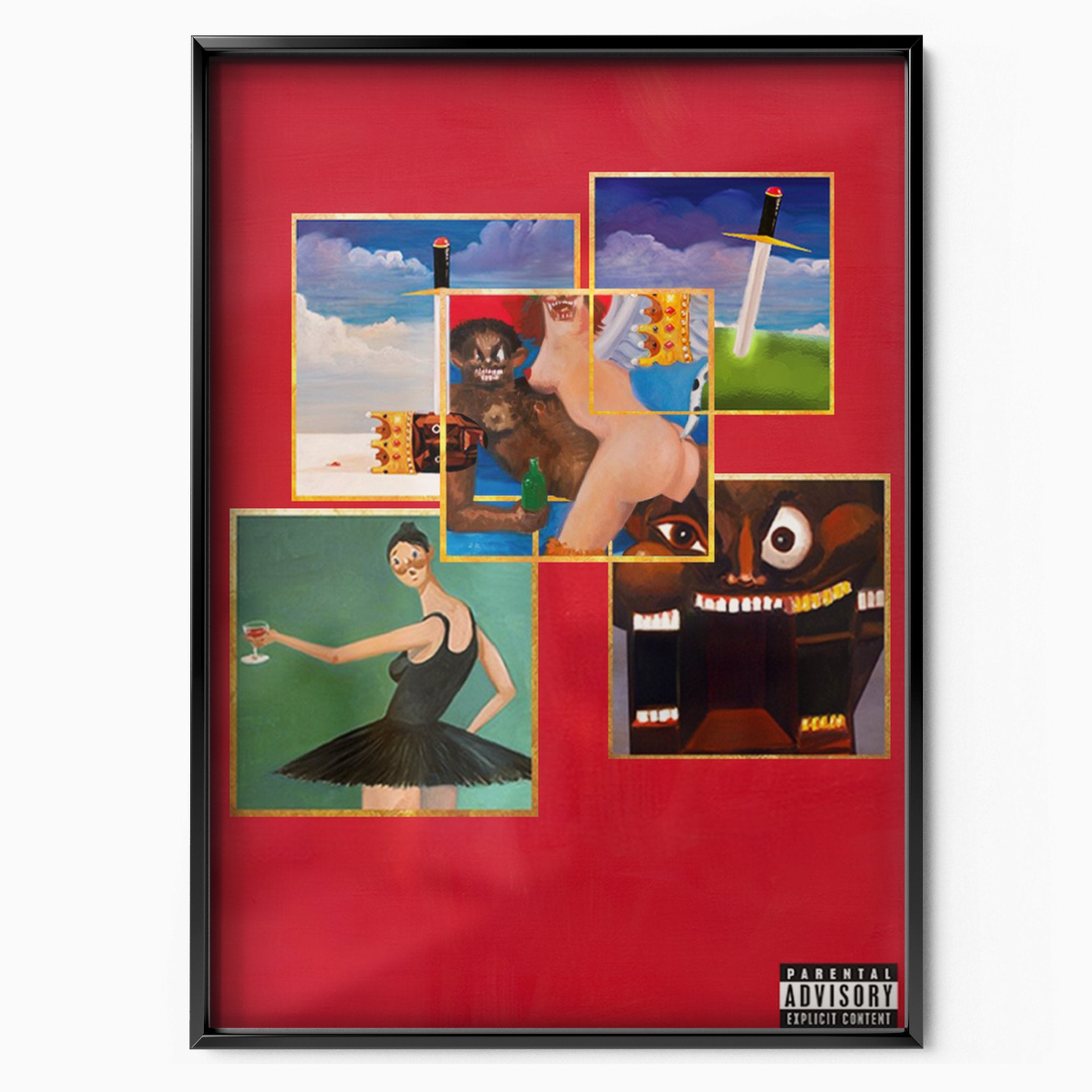 Kanye West 'My beautiful dark twisted fantasy' Cover