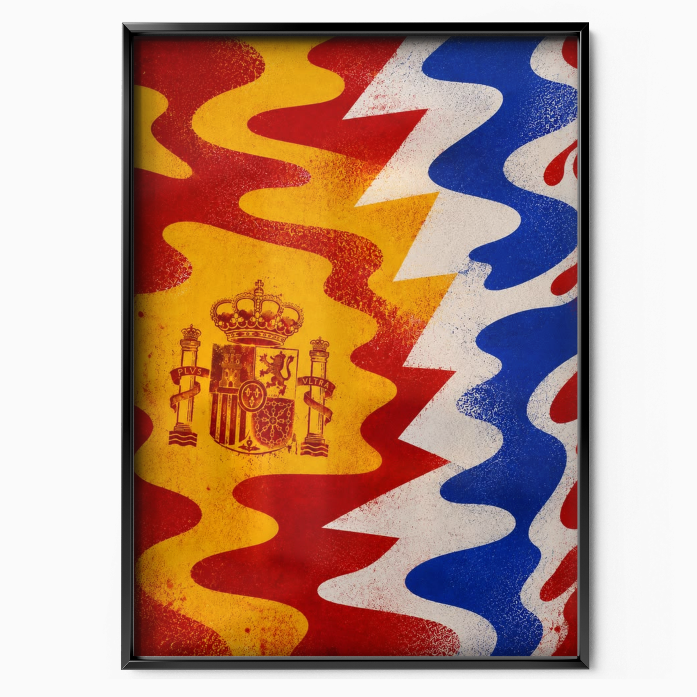 Spain National Team - Flag Art Poster