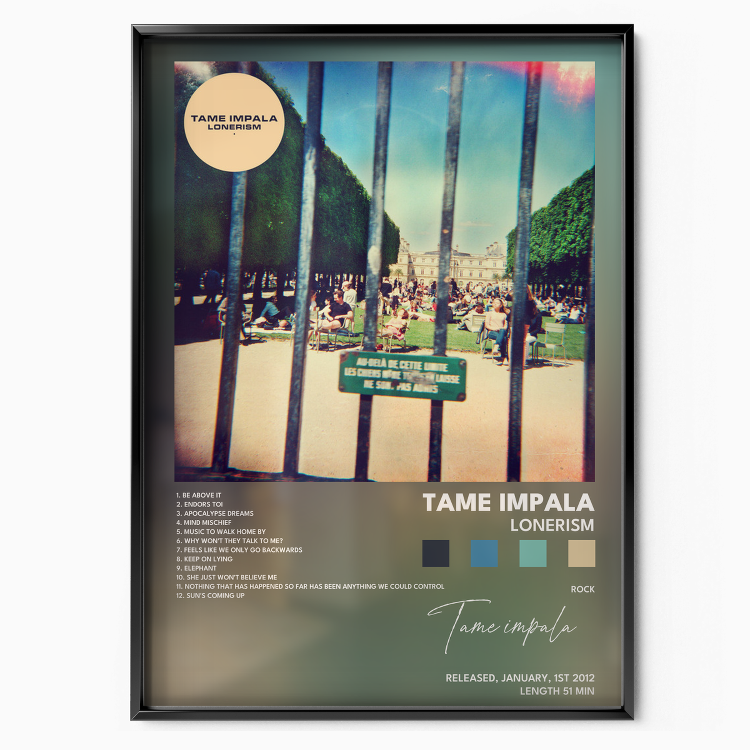 tame impala Lonerism poster