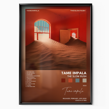 tame impala The Slow Rush poster