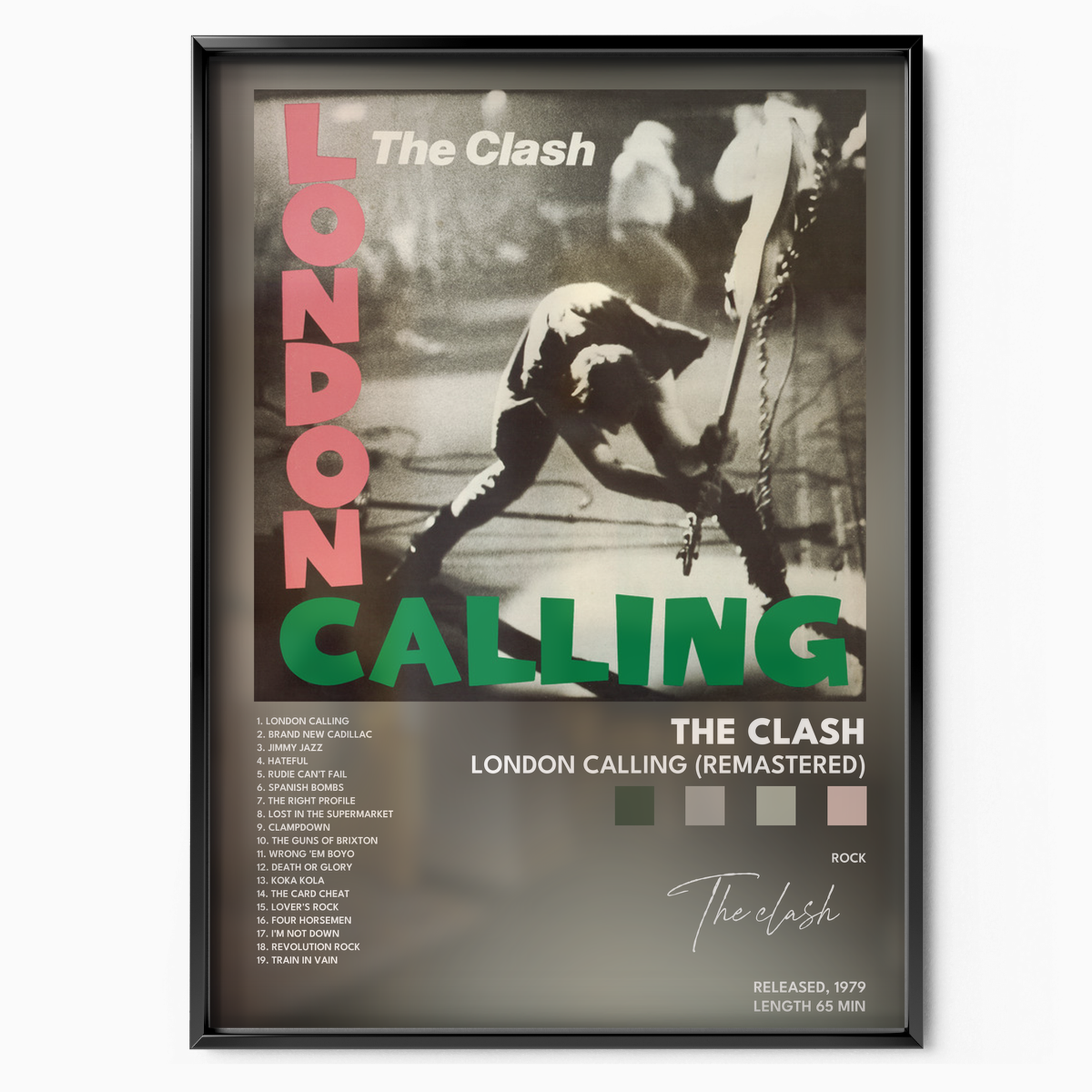 the clash London Calling Remastered poster