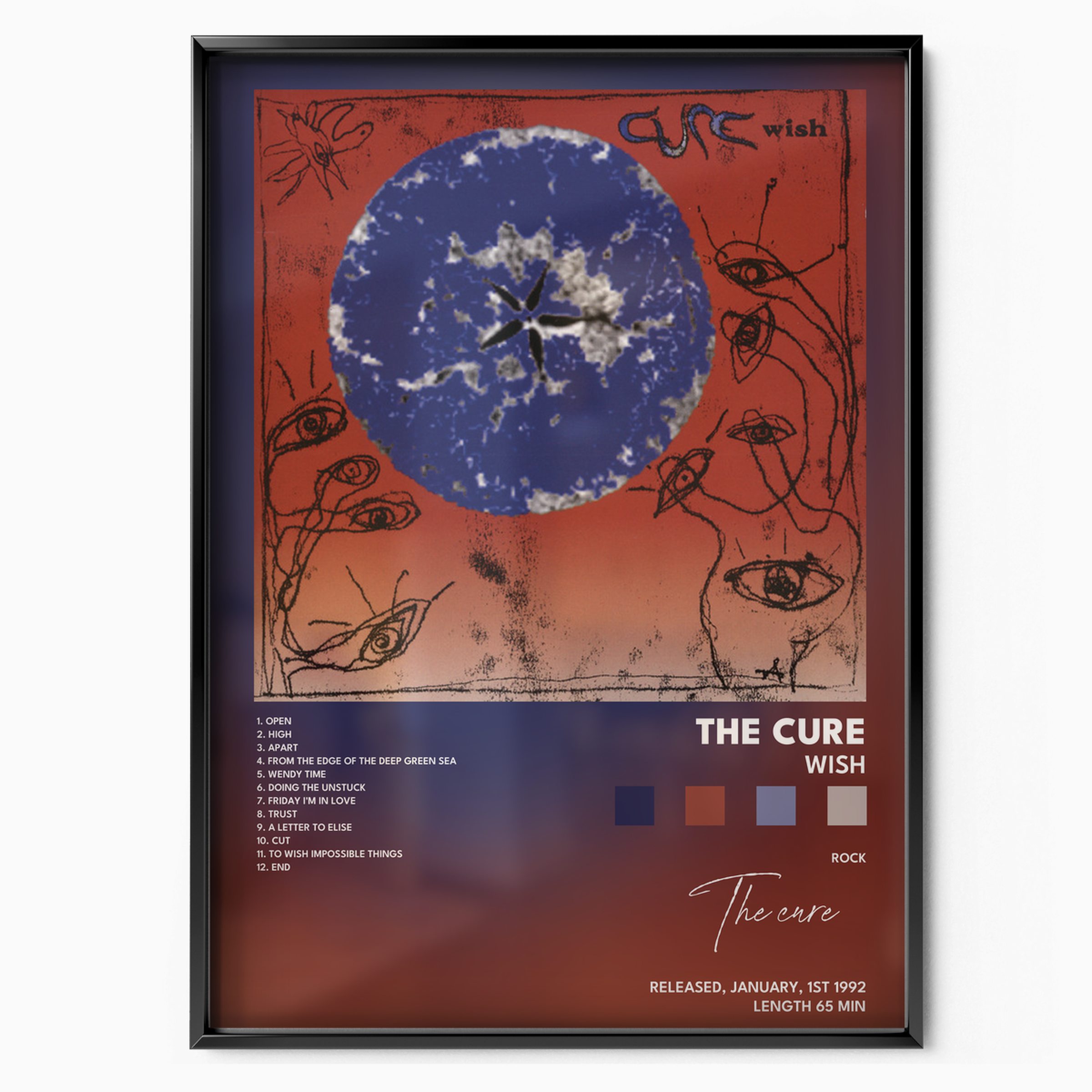 the cure Wish poster
