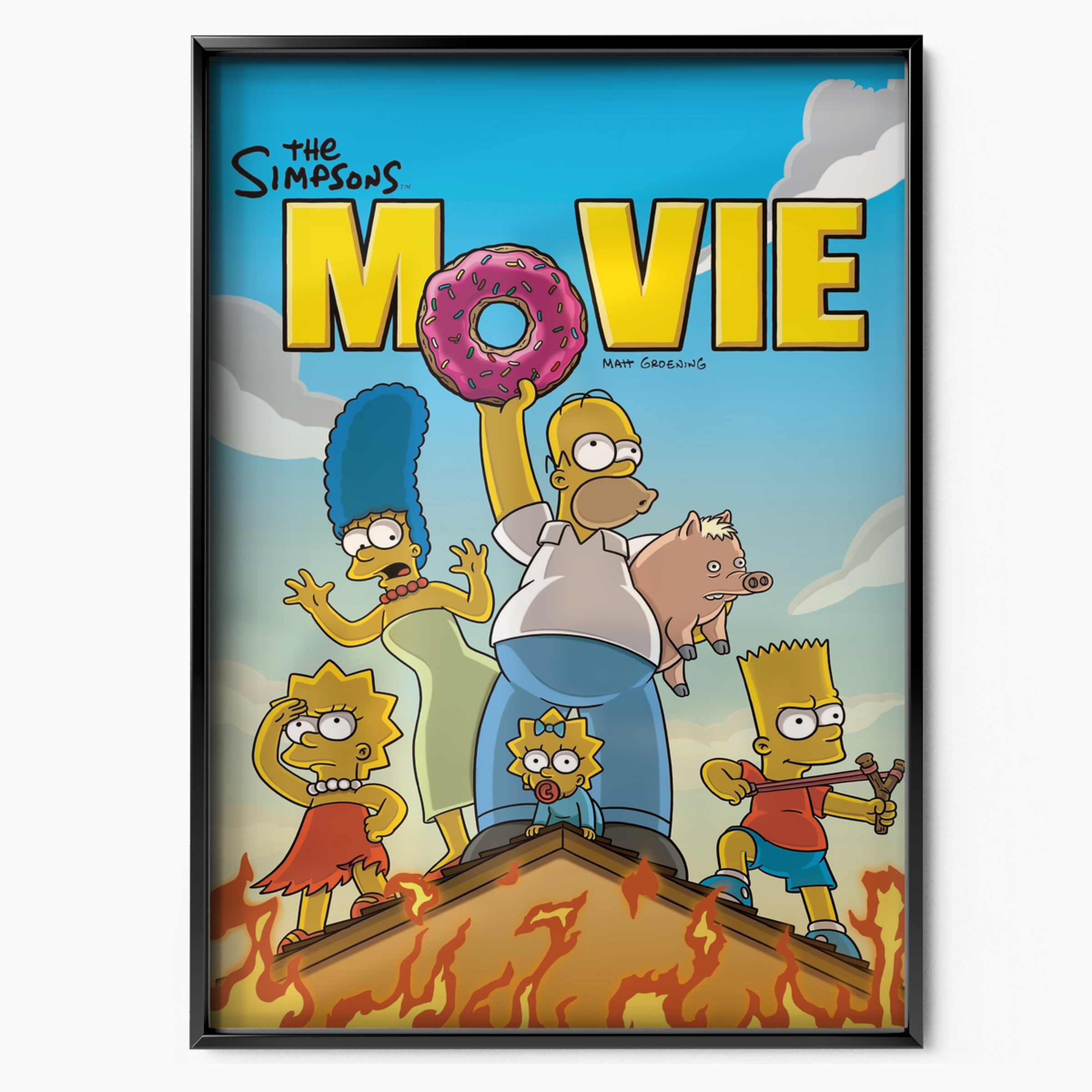 Yellow Cartoon Family