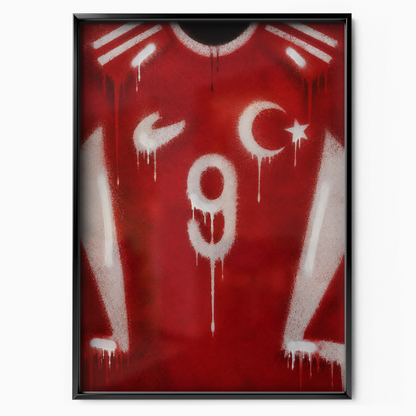 Turkey National Team - Jersey Art Poster