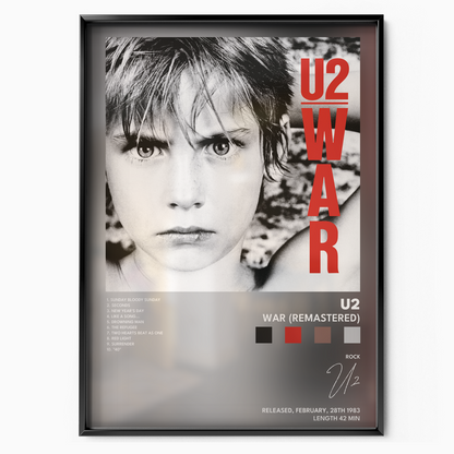 u2 War Remastered poster