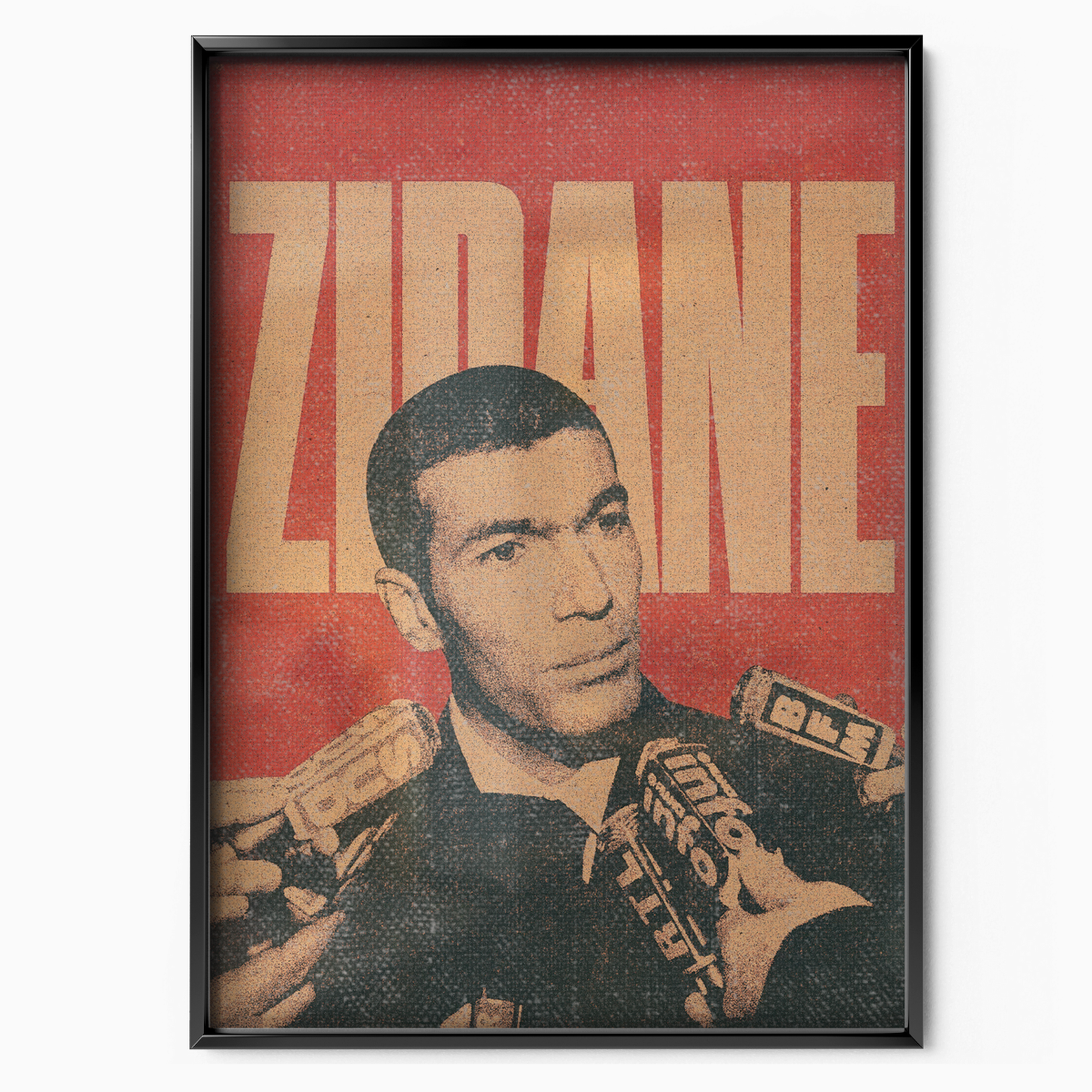Zinedine Zidane - Press Conference Poster