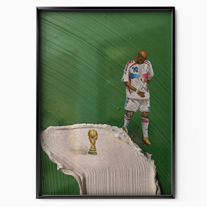 Zinedine Zidane - World Cup 2006 Walk Poster