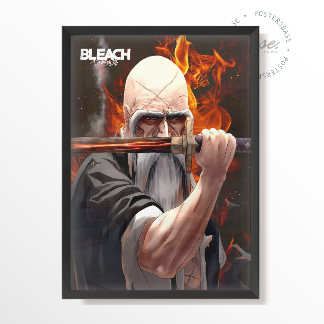 BLEACH Genryūsai Shigekuni Yamamoto Poster – from 7.95€ | Free