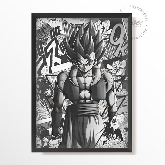 DRAGON BALL Z SON GOKU BLACK AND WHITE