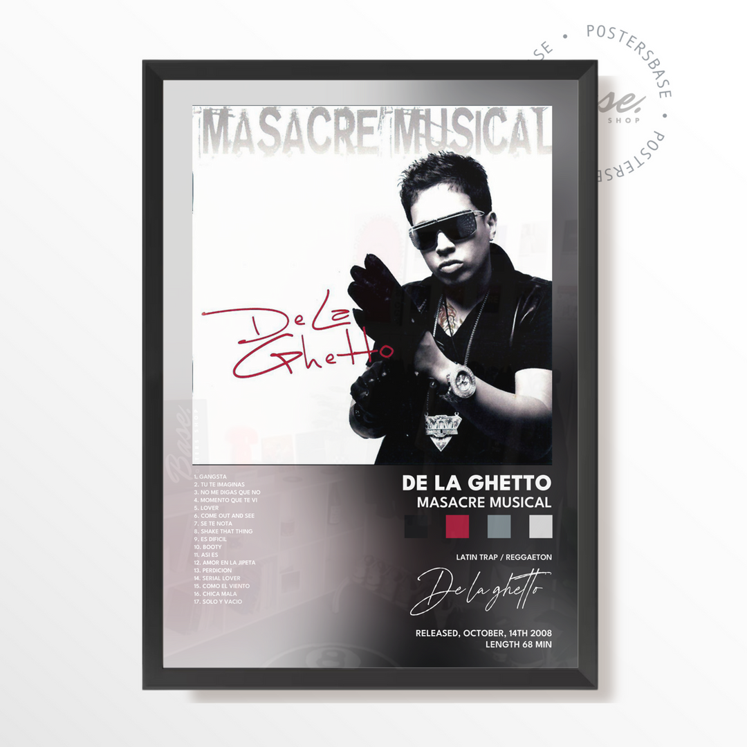 Poster av De La Ghetto Masacre Musical – från 11,95€ | Fri frakt