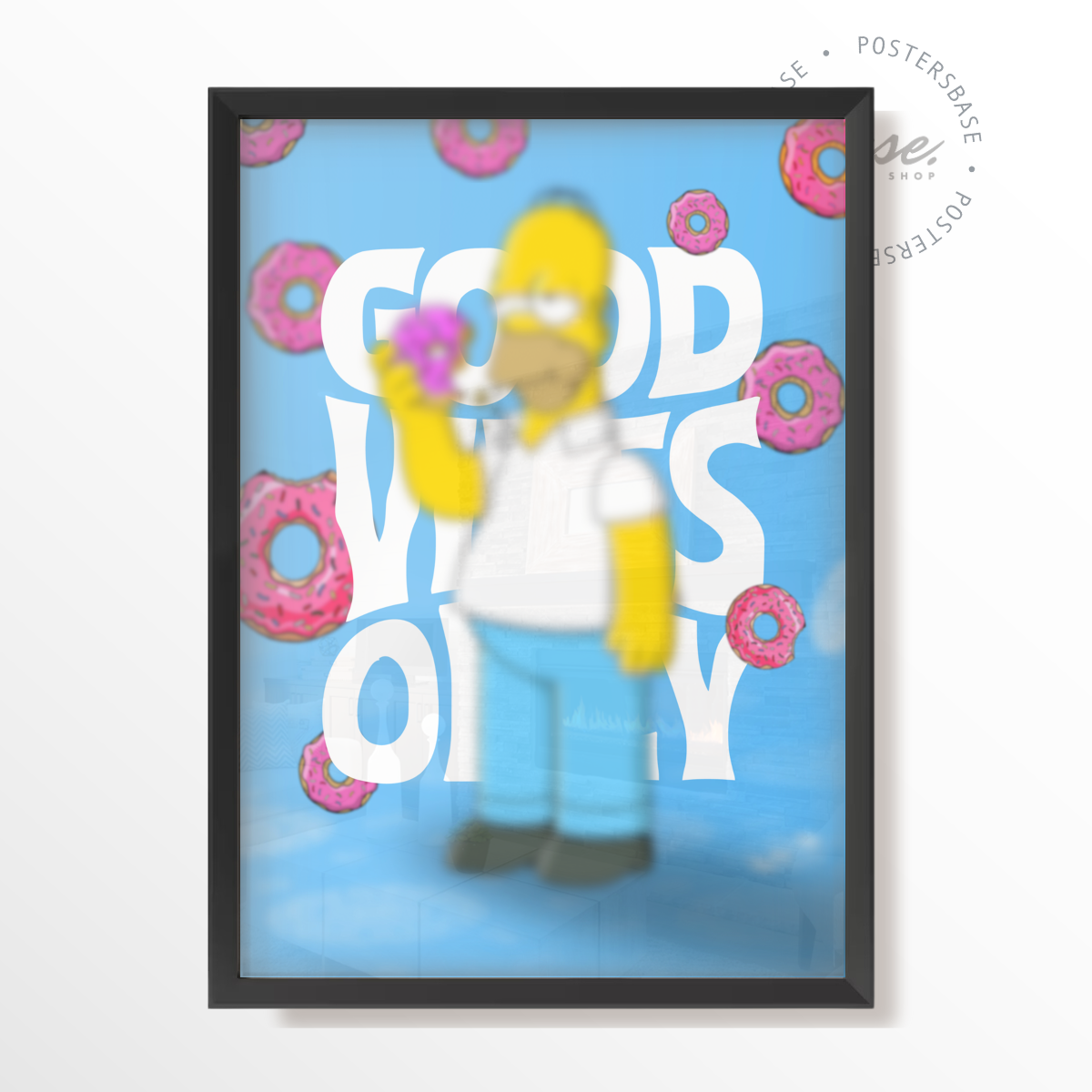 Homer Simpson Good Vibes Only