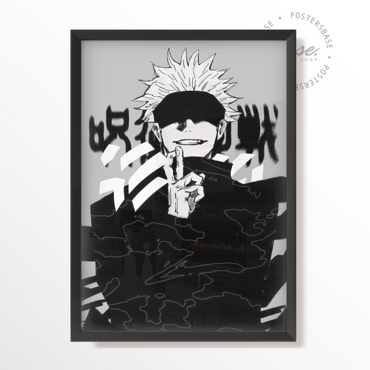 JUJUTSU KAISEN BLACK AND WHITE