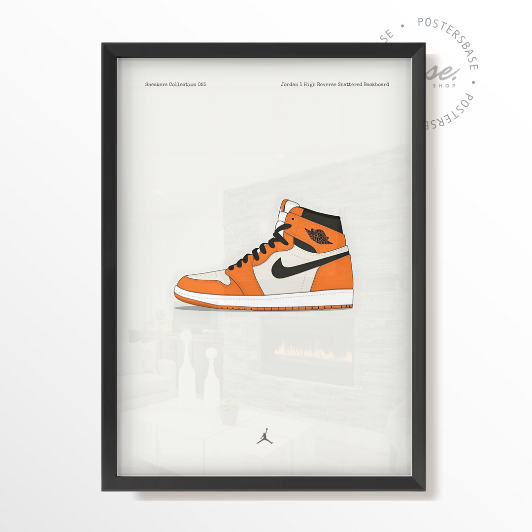 Jordan 1 High Reverse Shattered Backboard Poster from 7.95 Free Shipping Posters Base